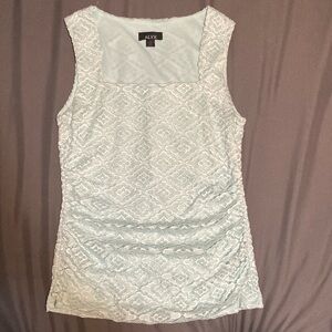 ALYX Women's Light Blue Lace Top